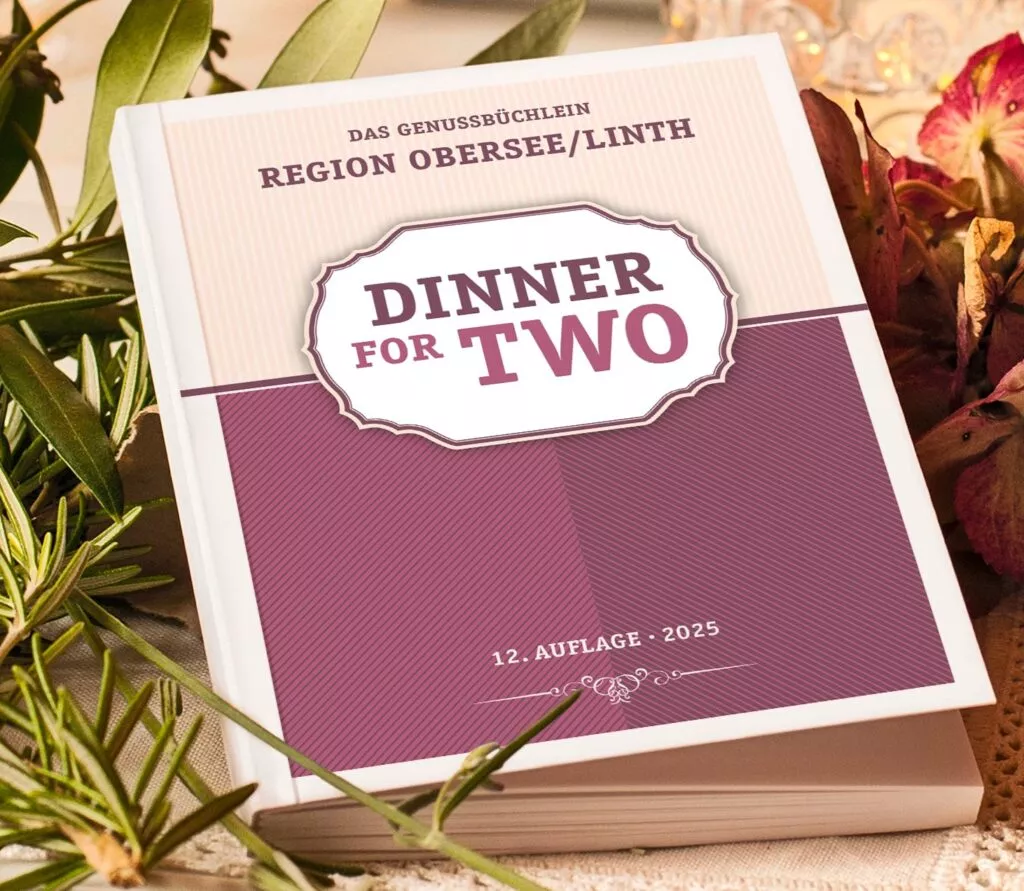 Doppelter Genuss mit dem «Dinner for two»-Büchlein 2025